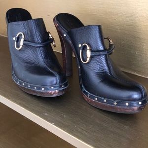 GUCCI Horsebit clog mules size 6.5